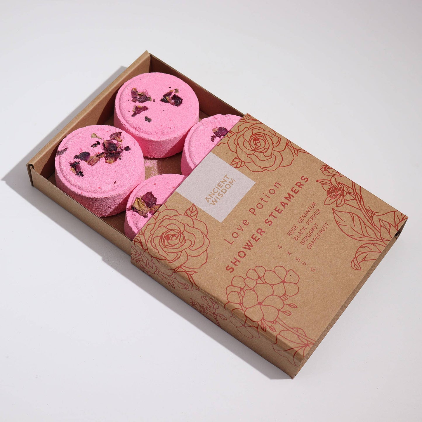 Coffret Zen Shower Steamers "Love Potion"
