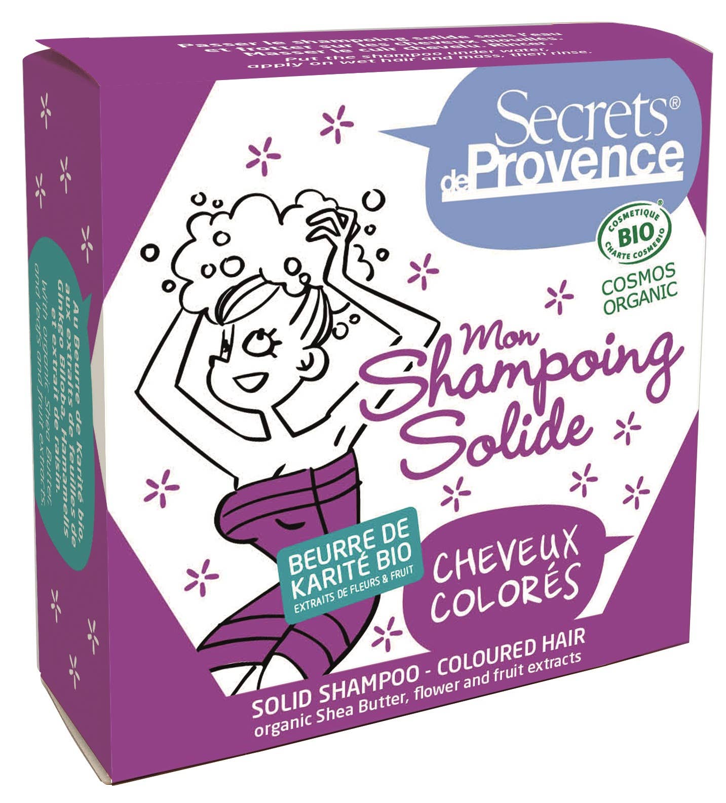 Shampoing solide BIO pour cheveux colorés