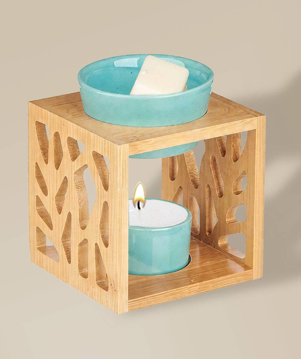 Brûle parfum bambou et céramique