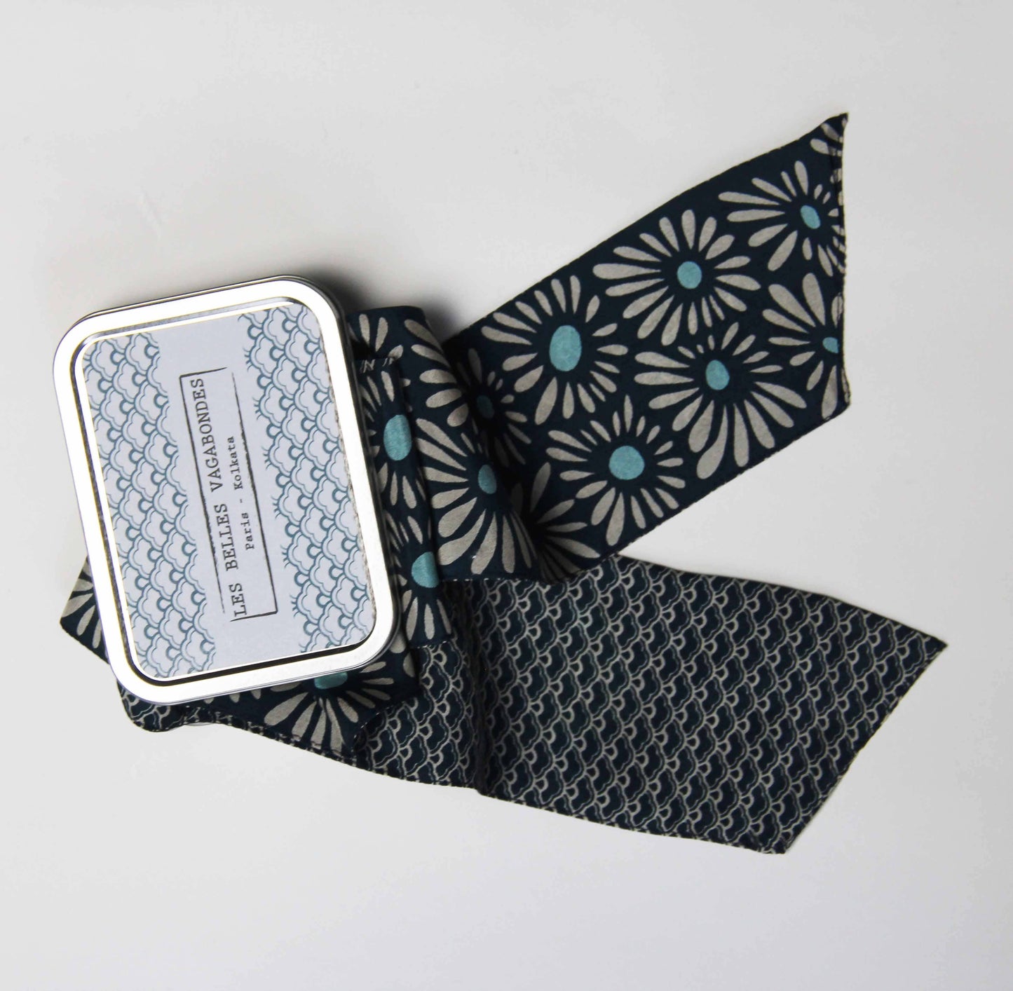 Bandeau Zinnia Marine Navy