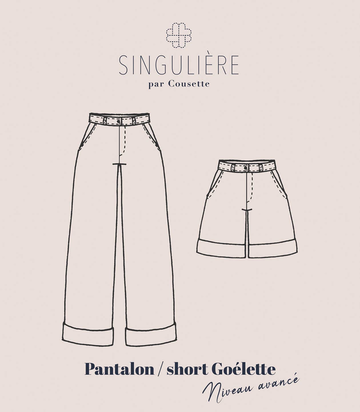 Patron couture "Pantalon ou short Goélette"