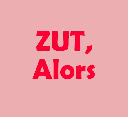 Étiquette à coudre : Zut alors "Fluo"