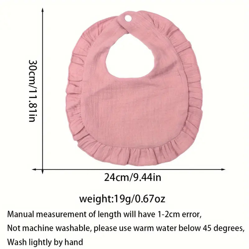 Bavoir ultra doux "mauve"