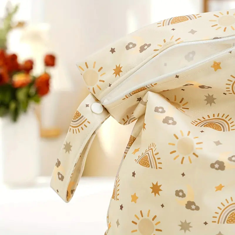 Pochette Imperméable à motif Soleil "Petit format"