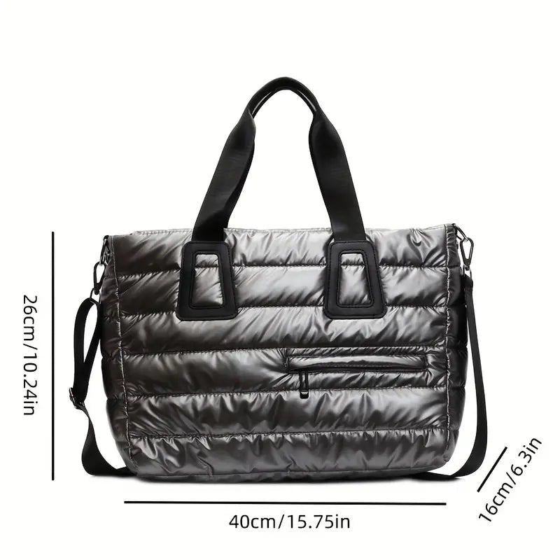 Sac de voyage/sport Matelassé Noir TM