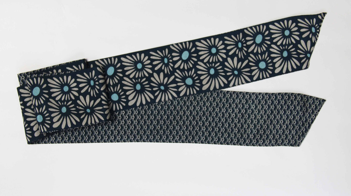 Bandeau Zinnia Marine Navy