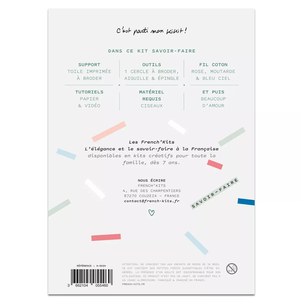 kit de Broderie "Bouquet de Fleurs"