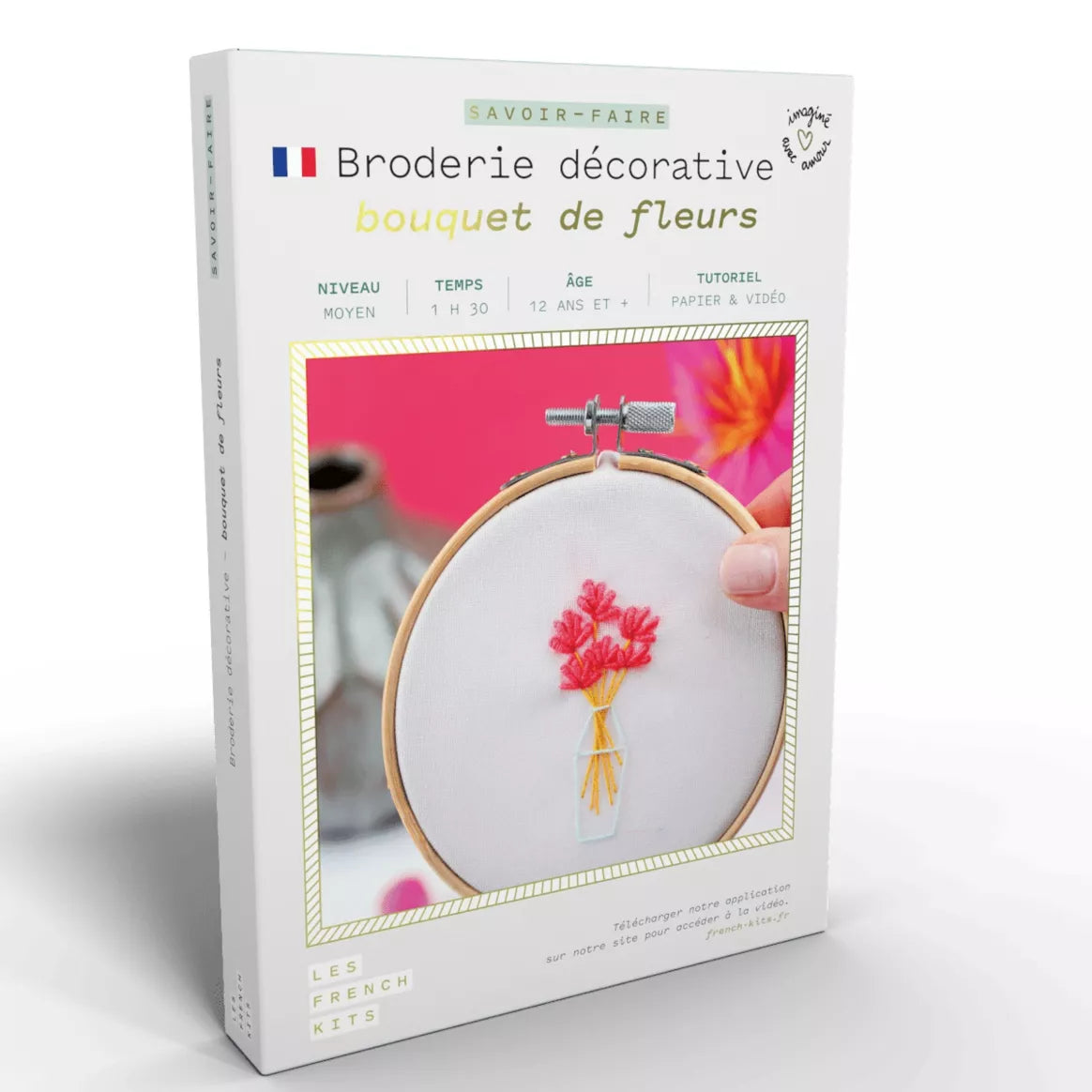 kit de Broderie "Bouquet de Fleurs"