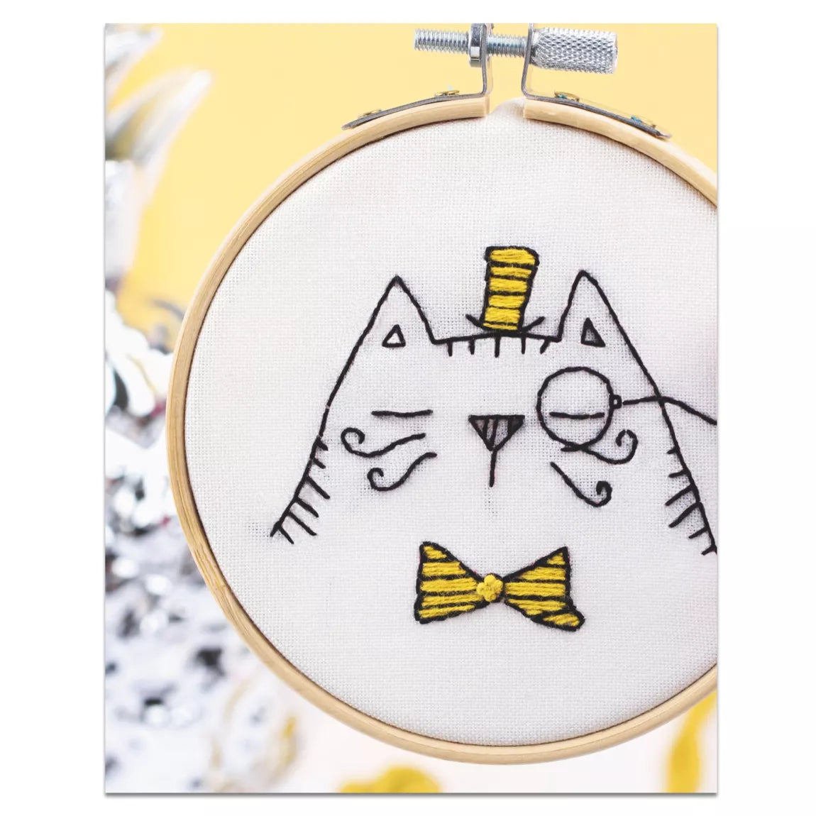 Kit de Broderie "Monsieur Chat"