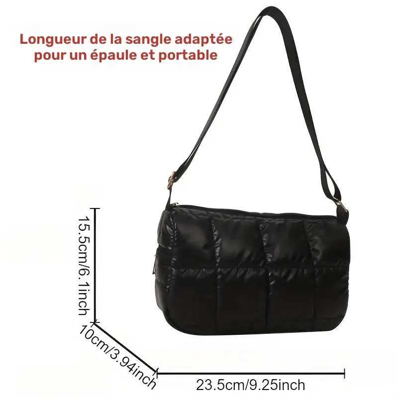 Sac bandoulière Matelassé Bleu