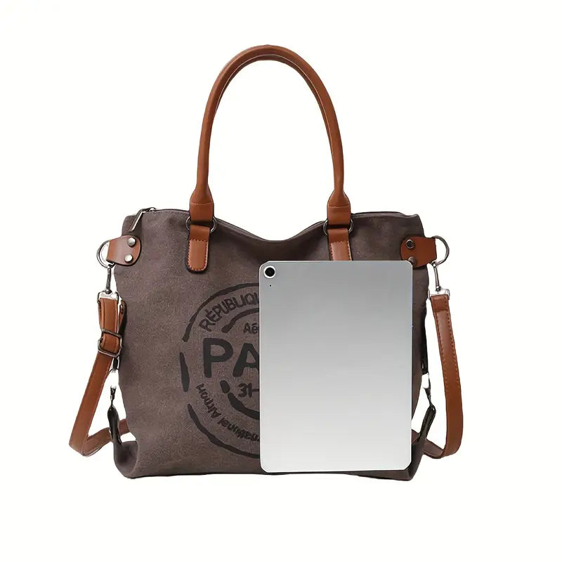 Sac Fourre Tout Paris Marron TM