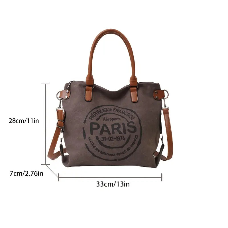 Sac Fourre Tout Paris Marron TM