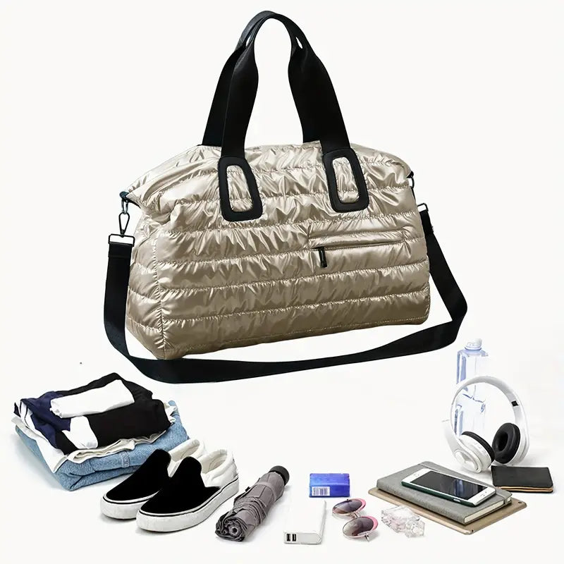 Sac de voyage/sport Matelassé Bleu TL