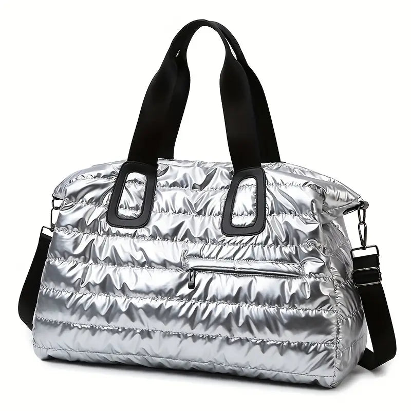 Sac de voyage/sport Matelassé Argenté TL