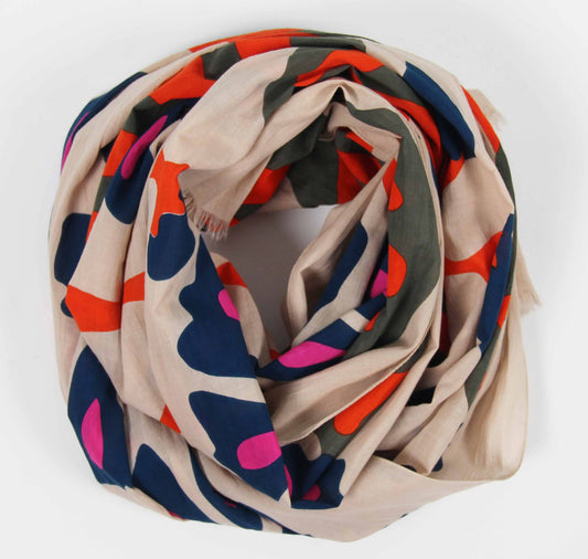 Foulard Coton Bio Equateur Orange