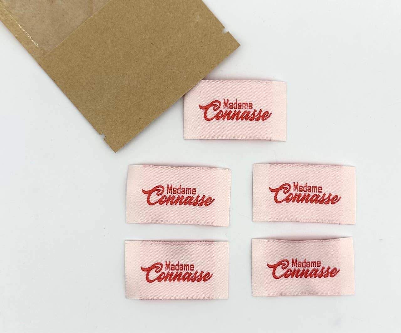 Étiquette à coudre : Madame Connasse "ROSE ROUGE"