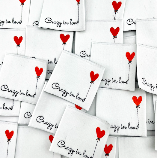 Étiquette à coudre : Crazy in love