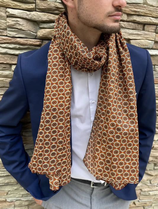 Echarpe Cheche Foulard 100% coton homme