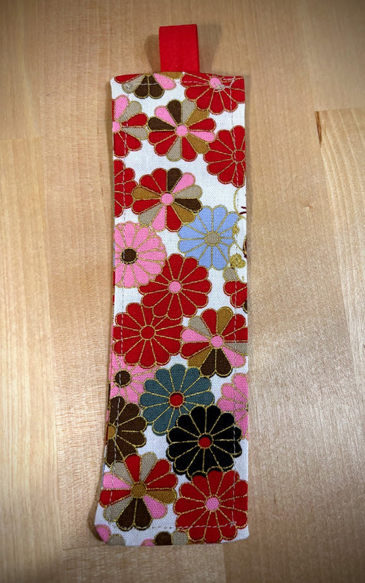 Marque-Page en tissu  Inspiration Asiatique Pièce unique