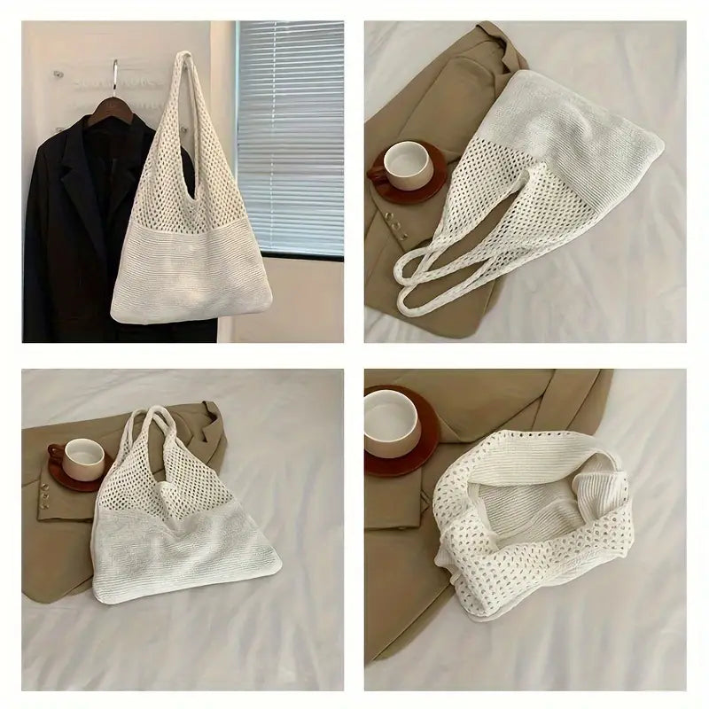 Sac tricoté Beige