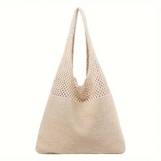 Sac tricoté Beige