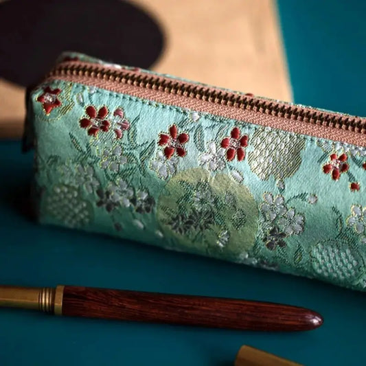 Trousse à stylos Brocart