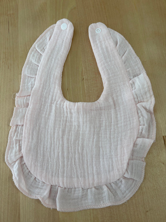 Bavoir ultra doux "Rose clair"