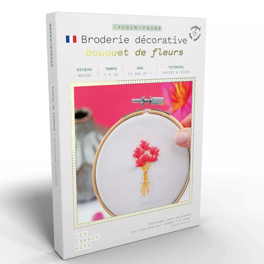 kit de Broderie "Bouquet de Fleurs"