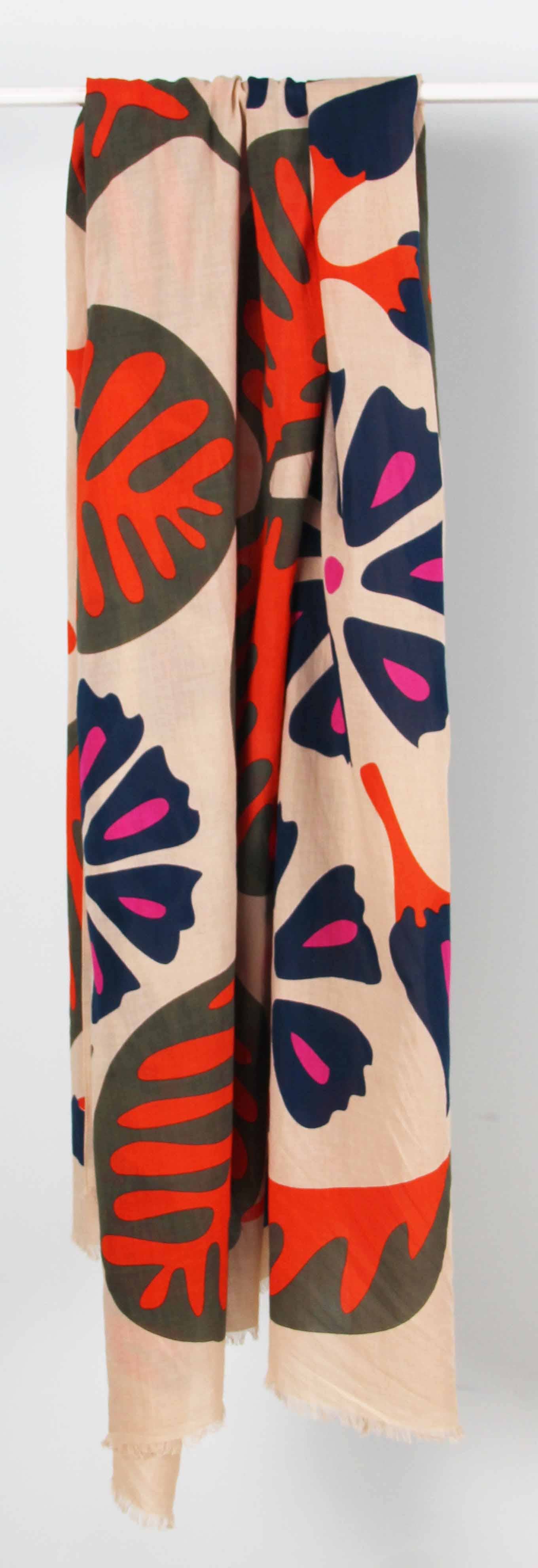 Foulard Coton Bio Equateur Orange