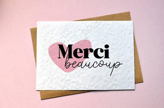 Carte À Planter Merci Beaucoup