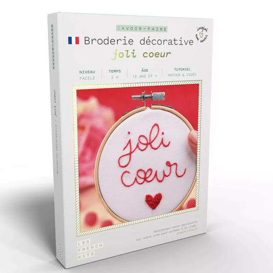 kit de Broderie "Joli Coeur"
